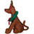 Airblown Scooby Doo as Reindeer Inflatable
