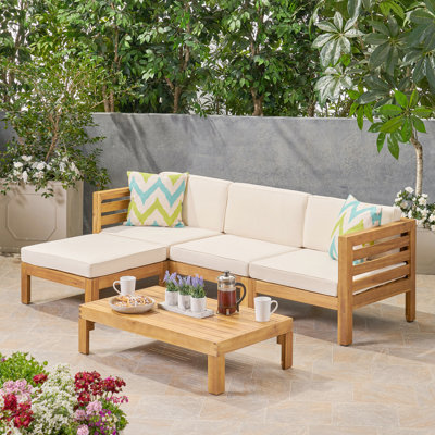 Cambridge L Shape Sofa Set, Beige