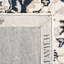 Tapis oriental en laine et coton touffeté à la main avec latex Saway-2001083208