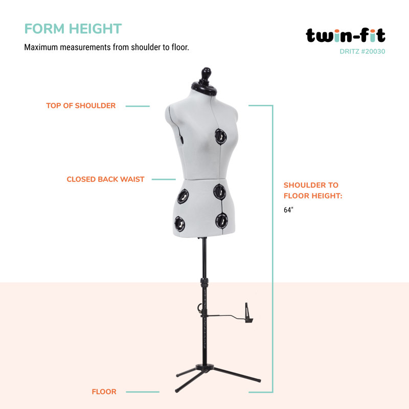 Forme de robe ajustable Dritz, Petite