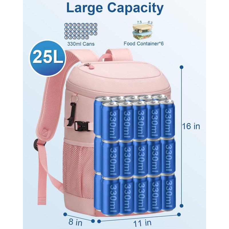 Cooler Backpack Insulated Waterproof,30/45 Cans Backpack Coolers