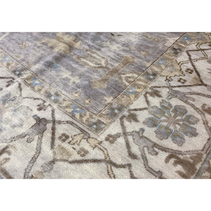 Wool Oriental Area Rug, Rectangle 9' x 12'