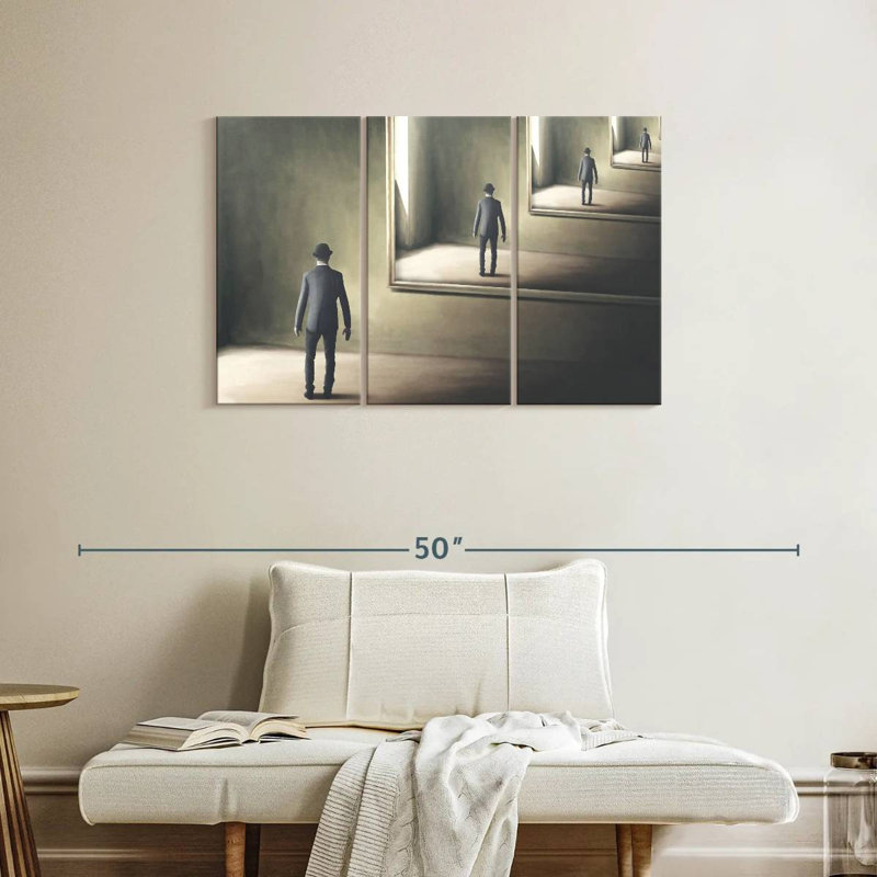 Kelan Infinite Man, 24" H x 38" W