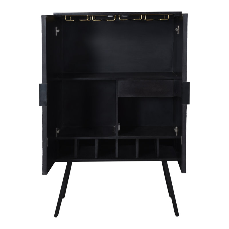 Solid Wood Bar Cabinet