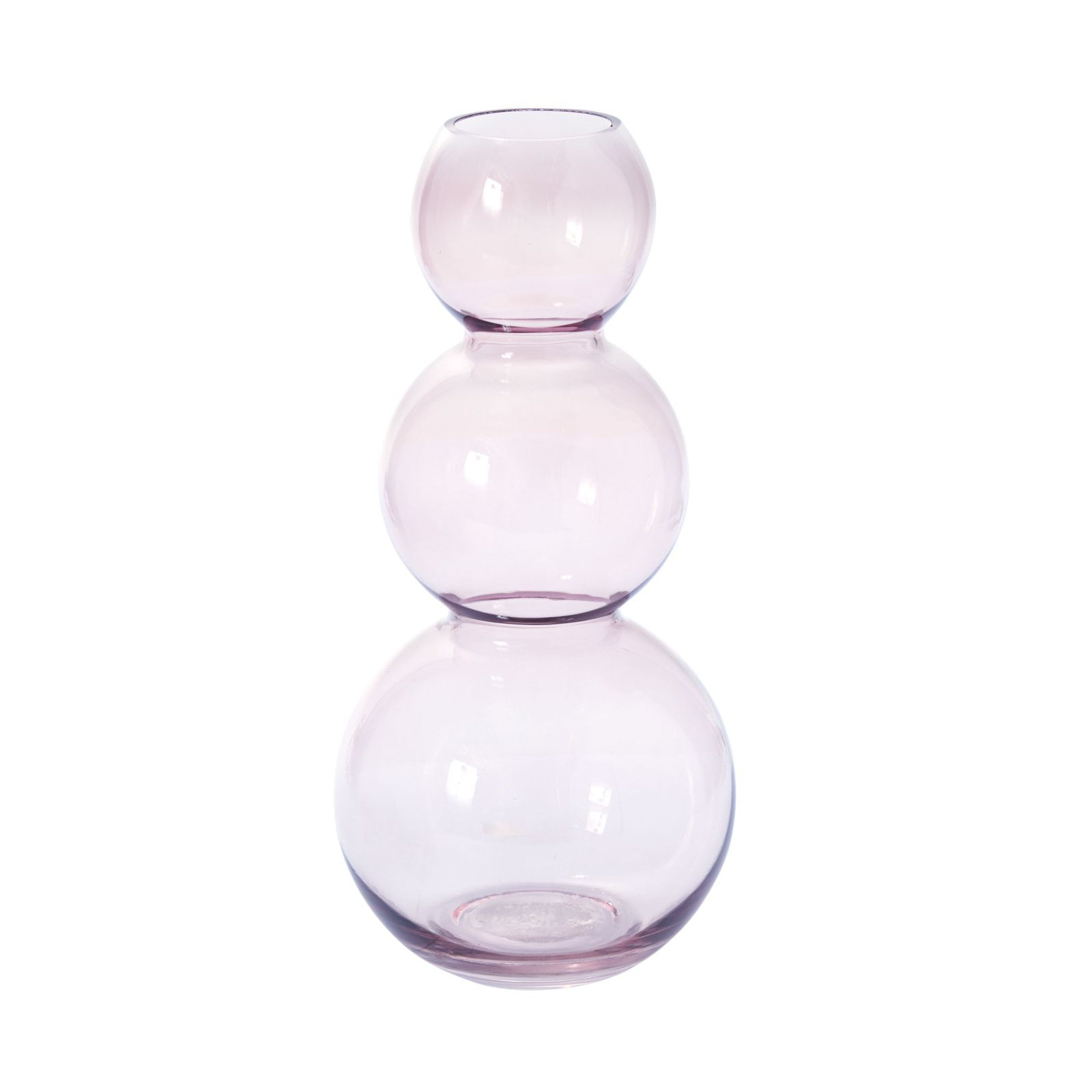 Ashburg Glass Table Vase, Purple,  13" H x 5.75" W x 5.75" D