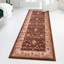 Tapis de couloir traditionnel Artez couleur café-906033800