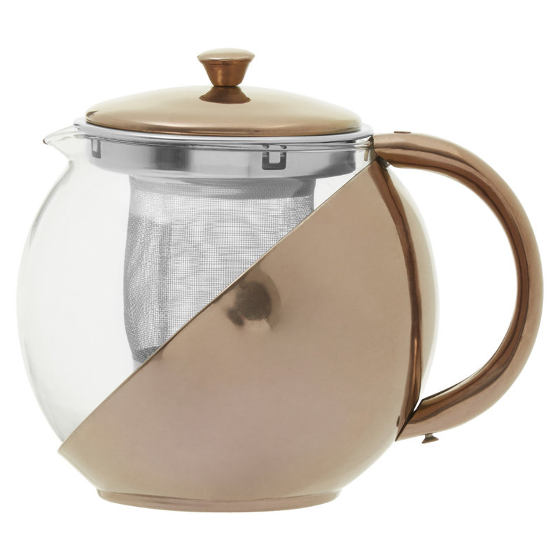 Symple Stuff Imasdun 900ml Glass No Pattern Teapot