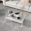 Ensemble de 3 tables basses et tables de bout en verre trempé-74807818-74807819