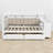 Full Upholstered Daybed With Desk, Charging Station And Storage-1973555012