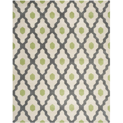 Geometric Wool Hand Woven Area Rug