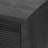 Solid Wood Sideboard Cabinet TV Console Black Pine Wood