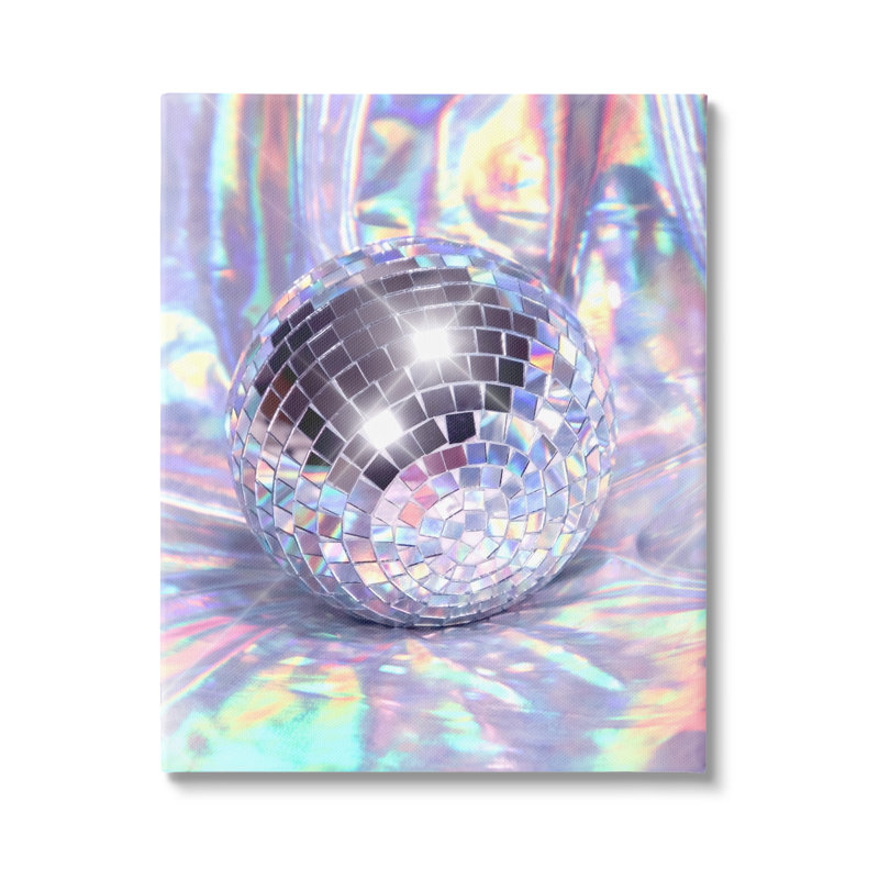 «Gleaming Disco Ball» par Ziwei Li, impression sur toile tendue, H 30 po x l 24 po x P 1,5 po