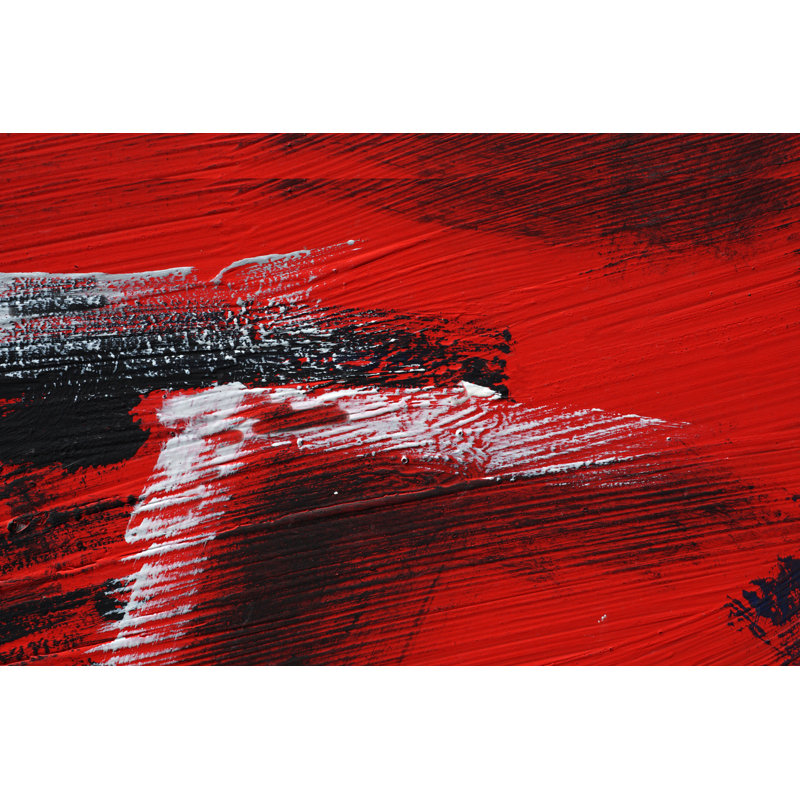 Paint On Metal Surface by Antova - Wrapped Canvas Print, 30cm H x 46cm W x 3.8cm D