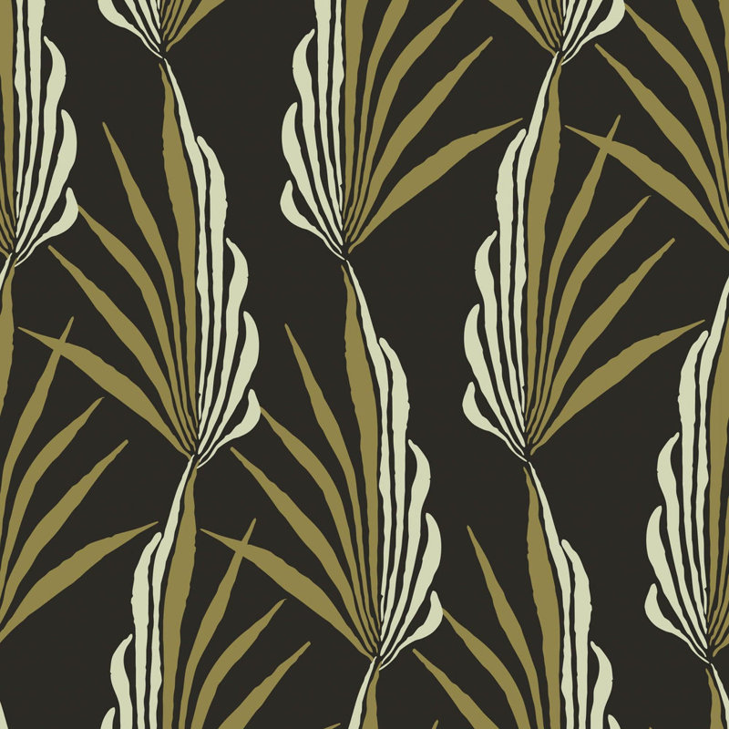 Areca Palm - Wallpaper, Golden, Peel & Stick