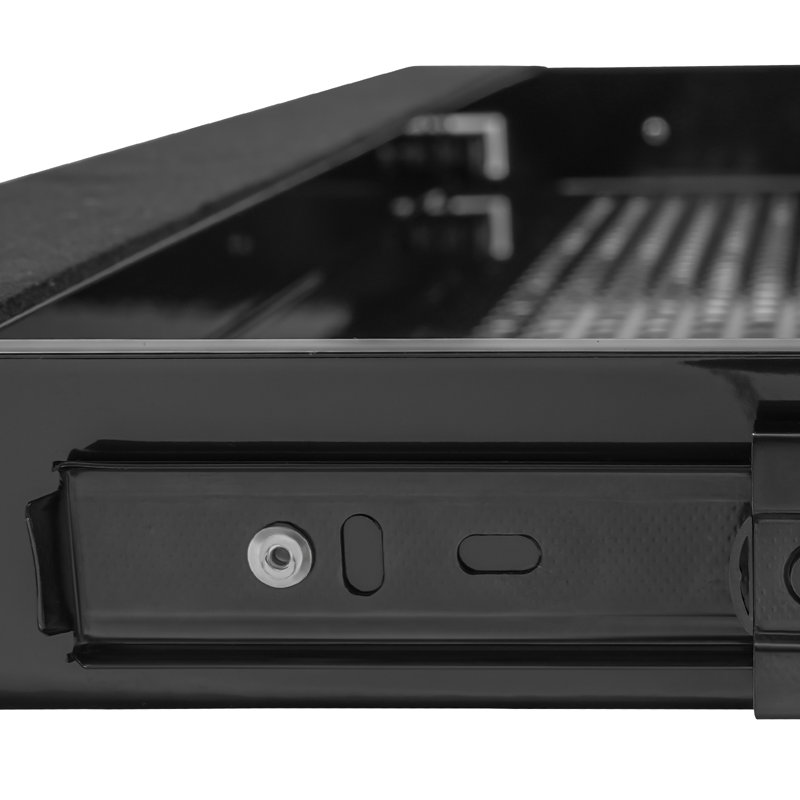 Under Desk Mounted Sliding Pull-Out Drawer Storage Organizer