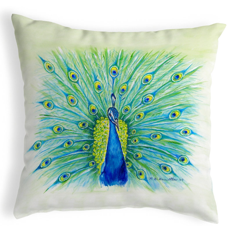  Coussin lombaire intérieur / extérieur Peacock
