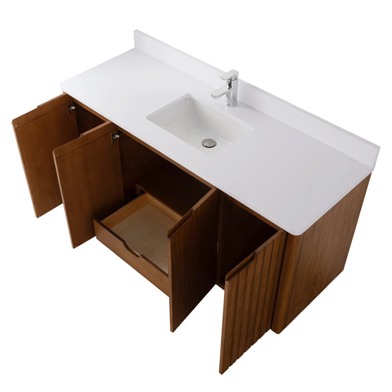 Meuble-lavabo à fixation murale 60 po
