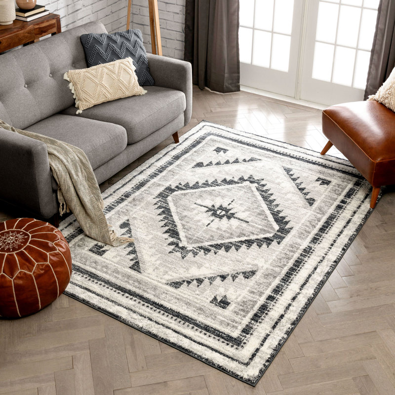 Malfi Southwestern Synthetic Area Rug, Rectangle 120 x 160cm