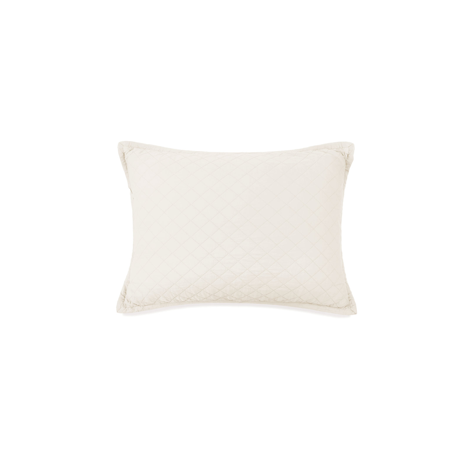 Monaco Rayon From Bamboo Sateen Throw Pillow, Ivory