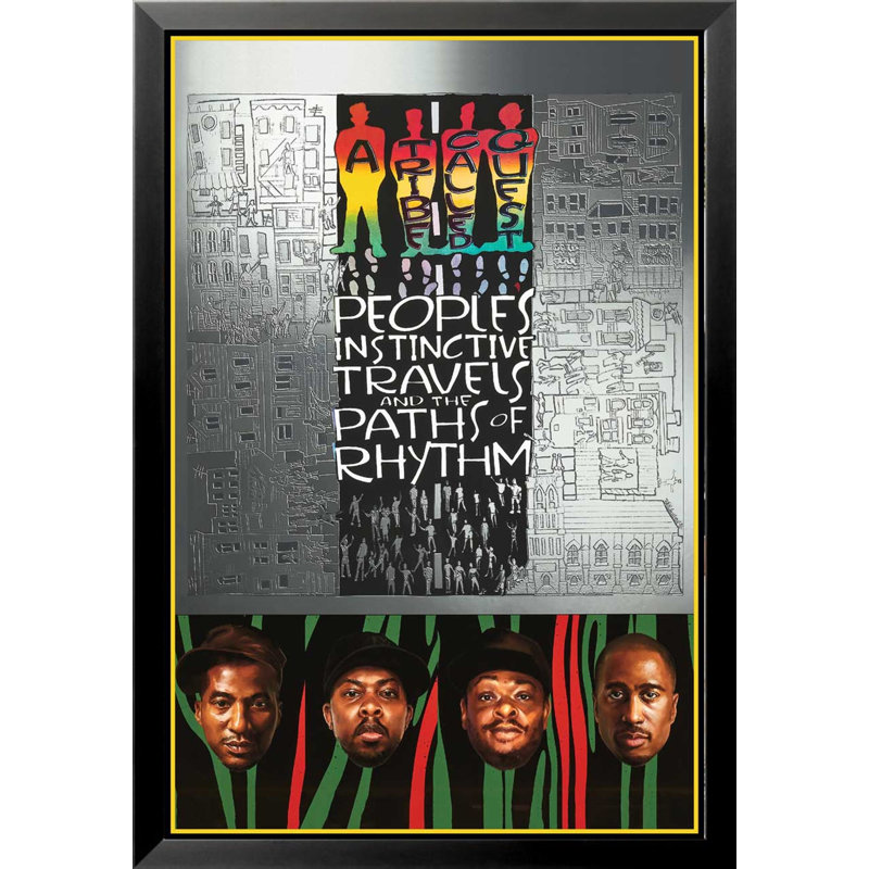 A Tribe Called Quest - 1990 People's Instinctive Travels and the Paths of Rhythm Music - impression d'art graphique