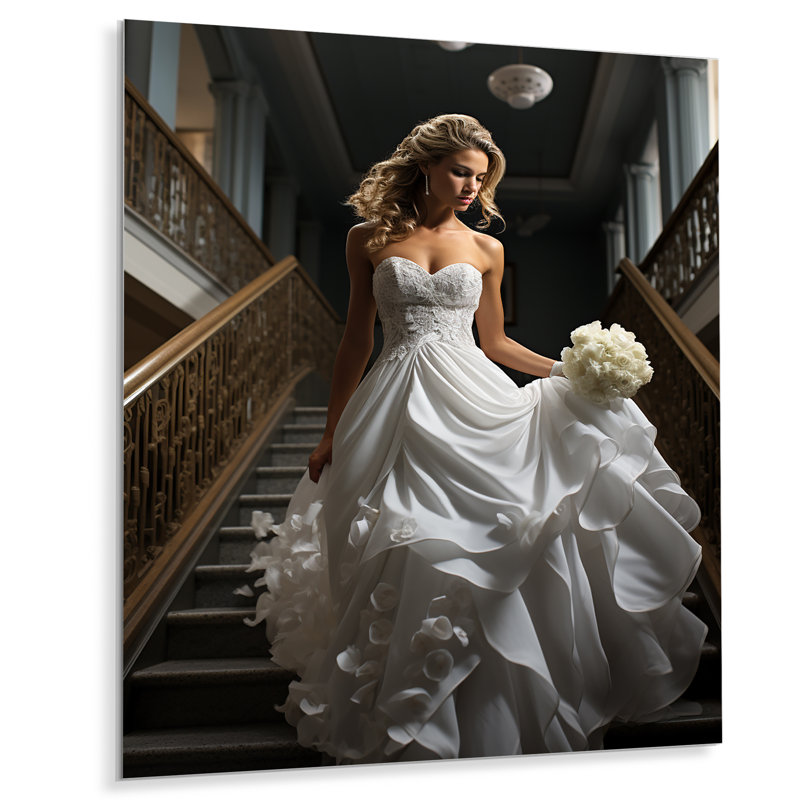 Élégance de mariage - décoration murale romantique en métal, H 32 po x l 16 po x P 1 po