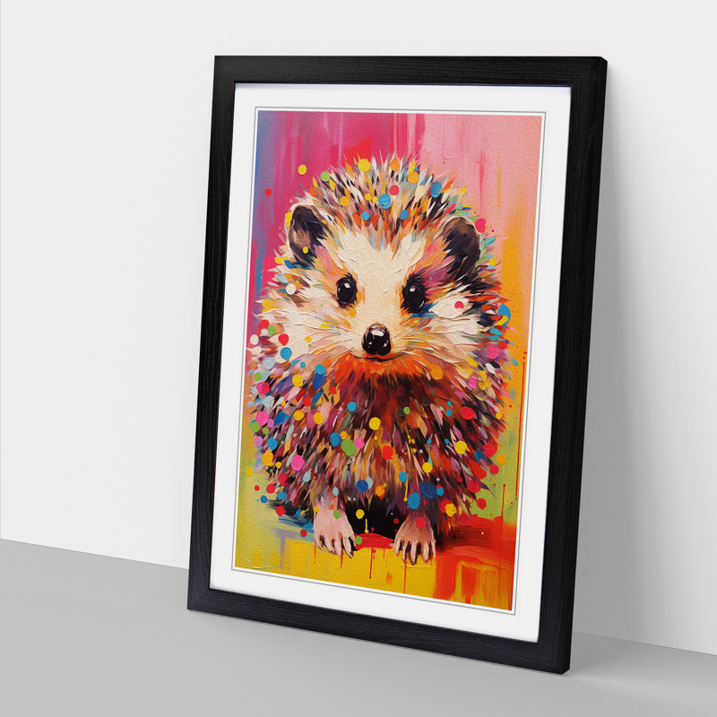 Hedgehog Pop No.2 - Framed Print