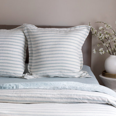 26" X 26" French Linen Euro Pillow With Flange