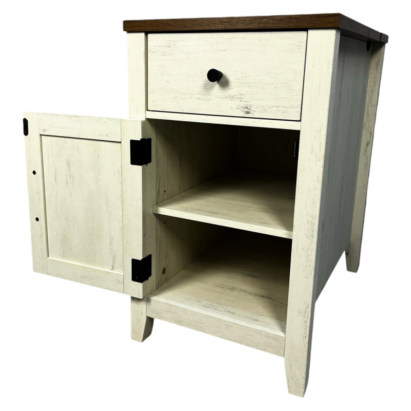 1 Drawer Particle Board Nightstand