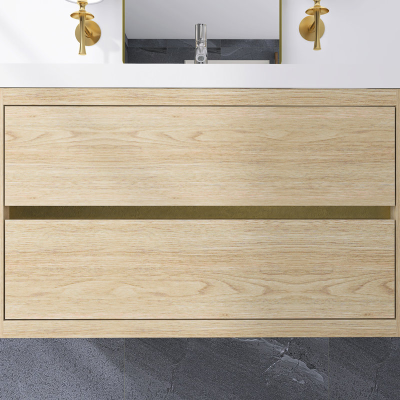 36" Wall Mounted Bathroom Vanity With Sink