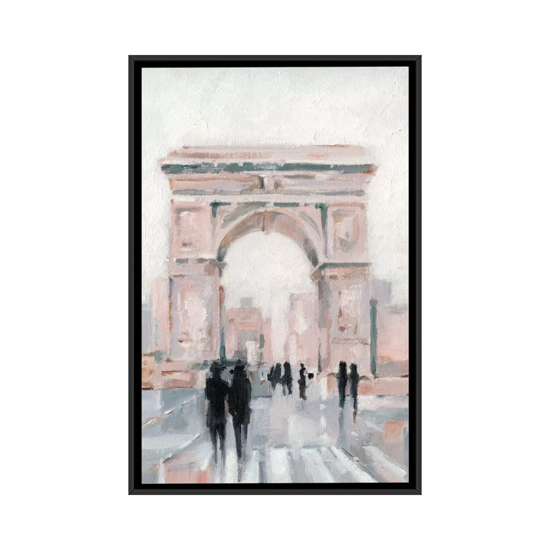 "Early morning flâner II" par Ethan Harper, reproduction d’art, H 48 po x l 32 po x P 1,5 po, Pas de tapis