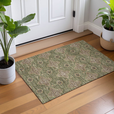 Machine Washable Indoor/Outdoor Chantille ACN2410 Global Rug