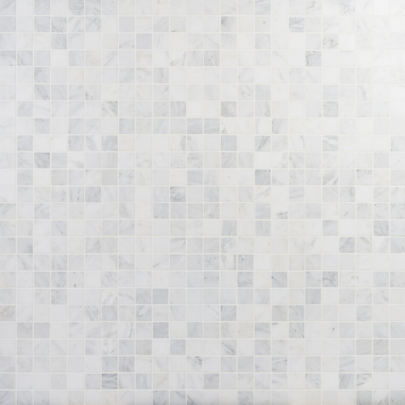 Oriental 2" x 2" Marble Grid Mosaic Wall & Floor Tile