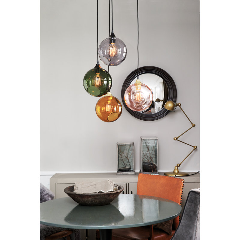 Ballroom 1 - Light Pendant, Army Green, 15" H x 13" W x 13"
