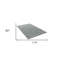Tapis gris ardoise et ivoire touffeté à la main 8 pi x 10 pi