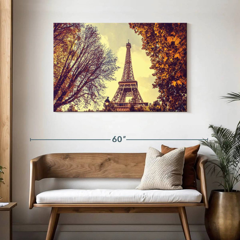 Ravi Eiffel Tower During Autumn, 30" H x 45" W