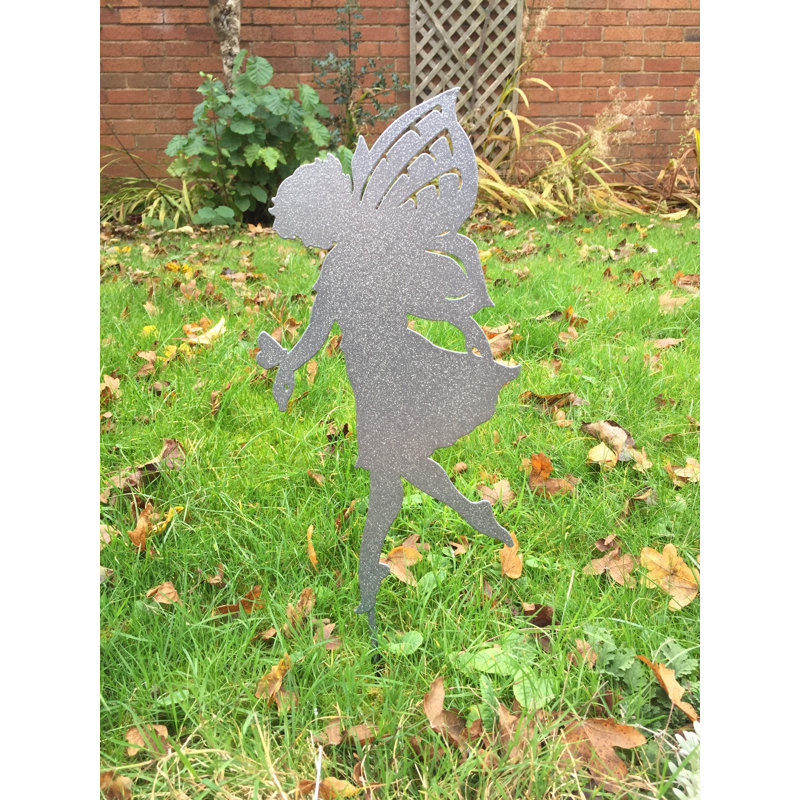 Thurso Metal Garden Stake, Silver