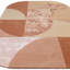 Oval Corel Geometric Wool Hand Tufted Area Rug-100012436