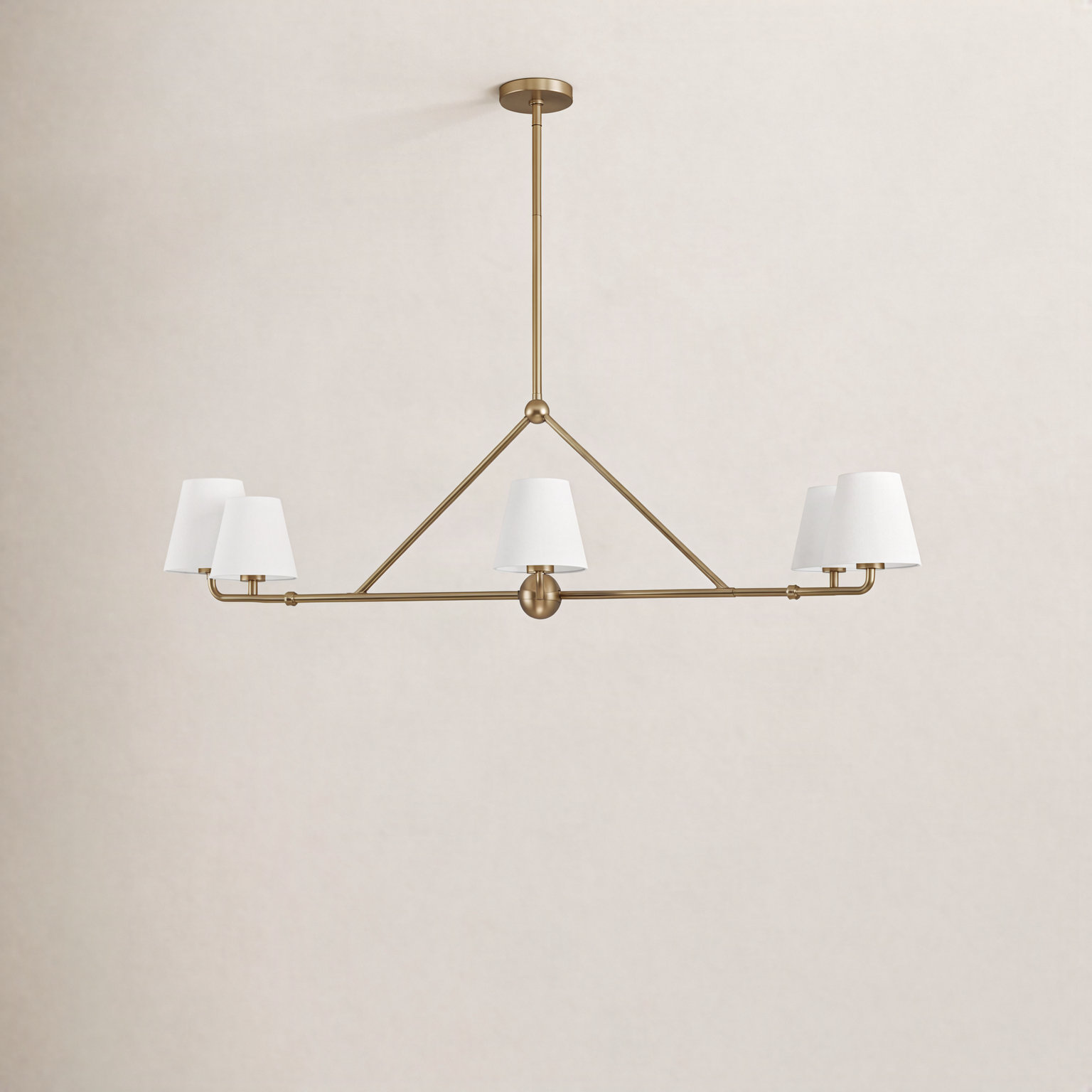 Kinston 6-Light Chandelier, White