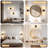 20.3" Black Wall Sconces Bathroom Lighting with Clear Glass, Hardwired Modern Wall Decor Light fixtures(Set of 2)-552062177
