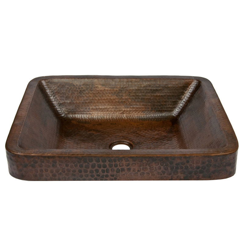 Premier Copper Products BSP5_VREC19SKDB-P Bathroom Sink And Drain Package
