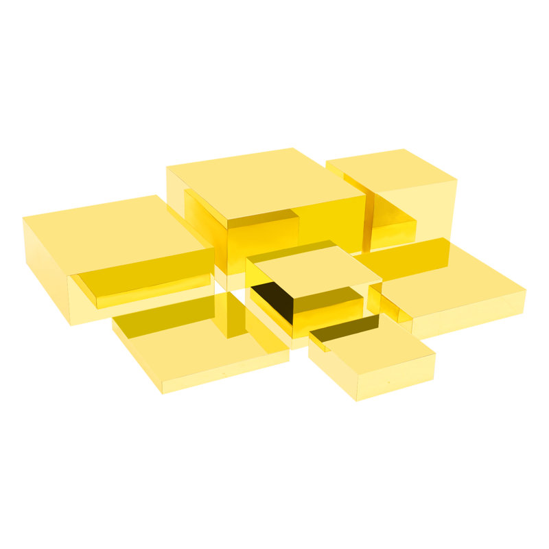 Ensemble de risers en acrylique 7 pièces, Gold