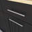 46" Rubber Wood Drop-Leaf Countertop Kitchen Cart With Internal Storage Rack & Towel Rack-1942565193