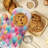 Paint Splashed Hearts Oven Mitt Cotton Twill