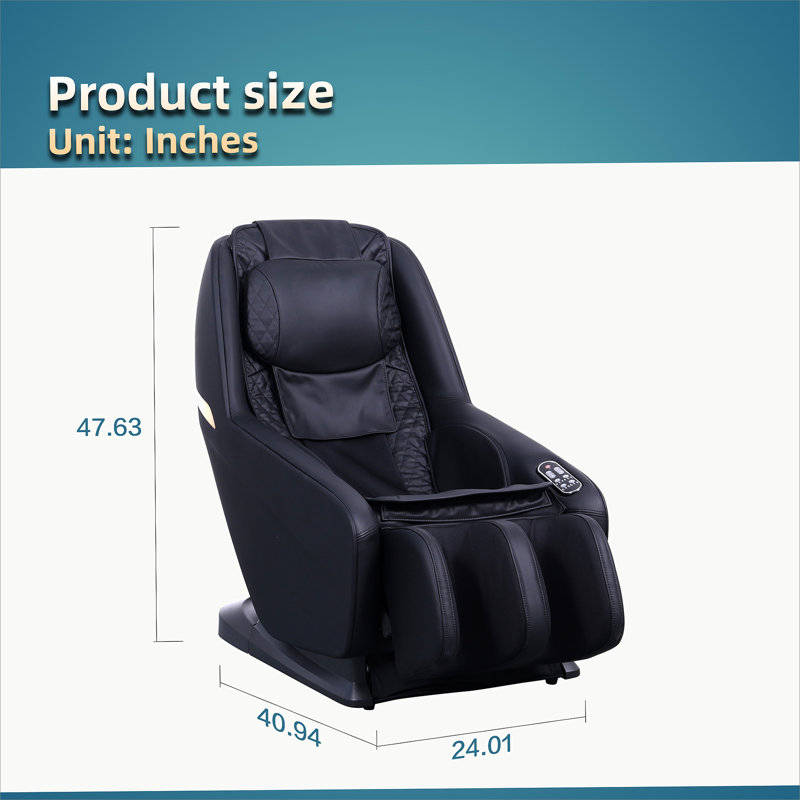 black massage chair, Black