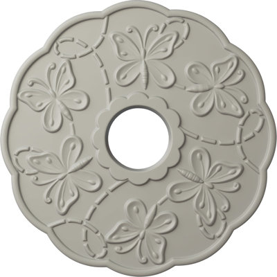 Médaillon de plafond H 17,875 po x l 17,875 po Terrones