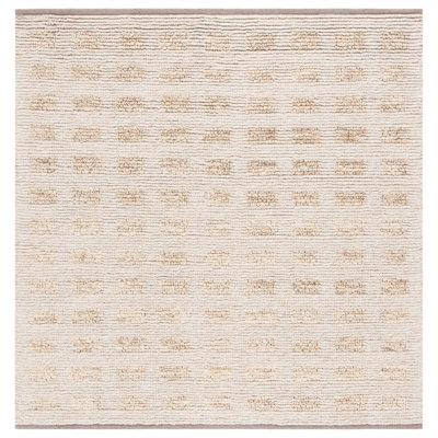 Kanessha Hand Woven Wool/Jute Rug in Beige