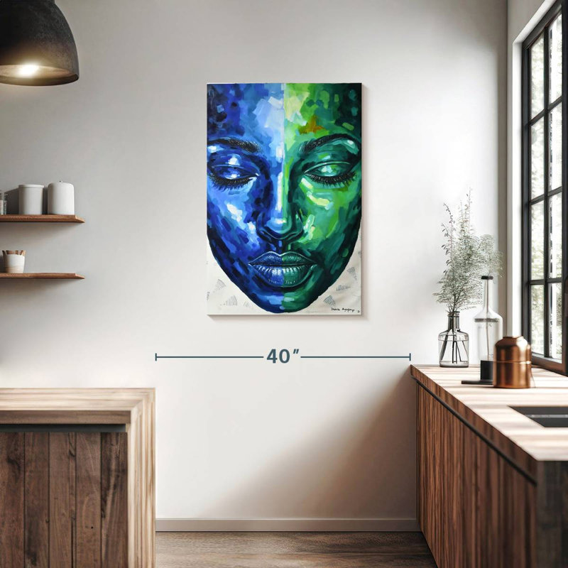 Leisha The Other Side II, 36" H x 24" W