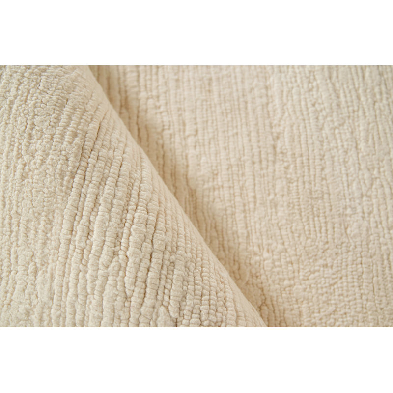 Merino Wool Wool Area Rug in Ivory, Rectangle 12'4" x 13'8"