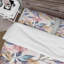 Boho rose et bleu fleurs - ensemble de housse de couette Cottage - microfibre de polyester-1047386434-1047386436