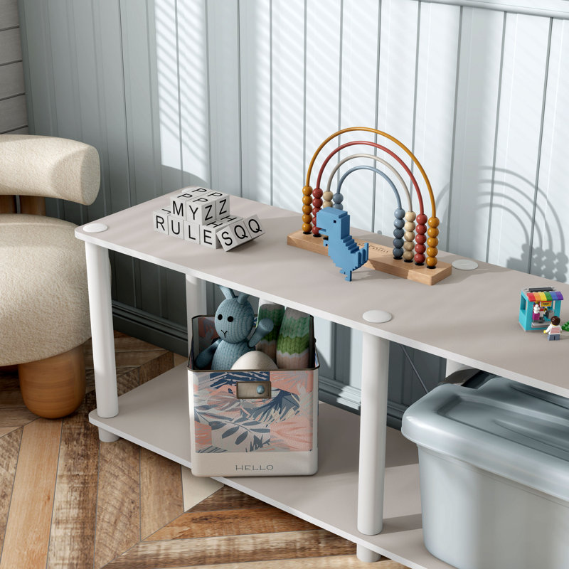 Terzenbach Extra Wide Storage Shelving, Taupe Gray